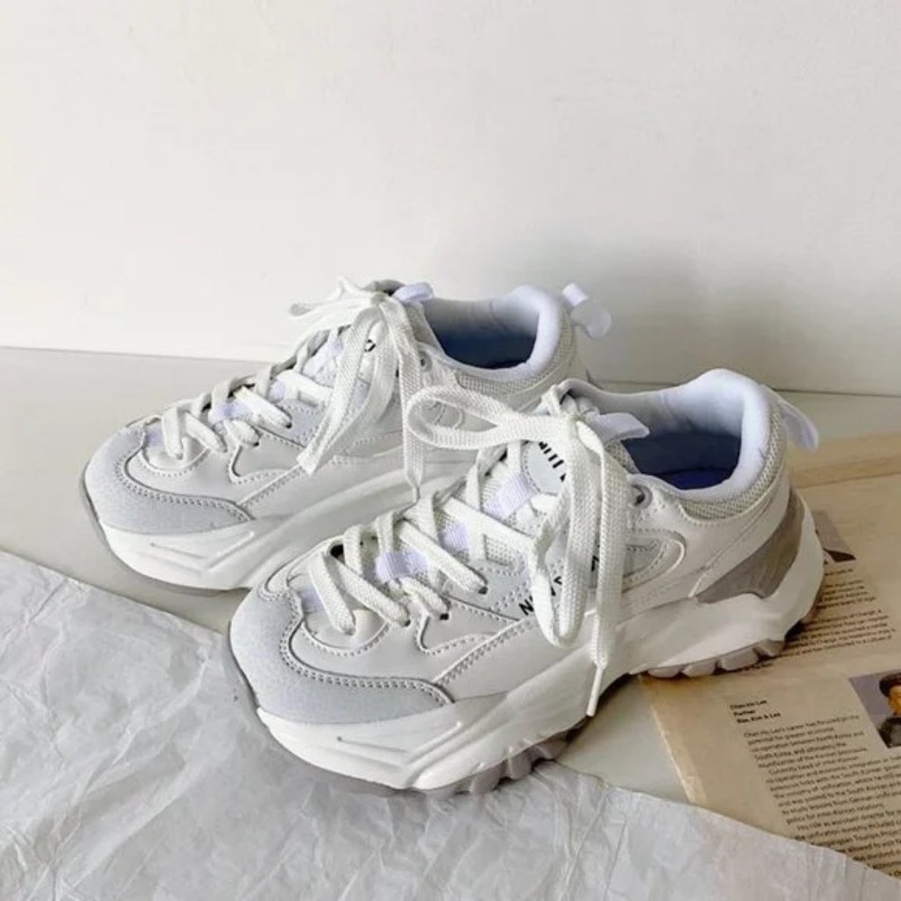 Daddy's shoes platform height-enhancing sneakers